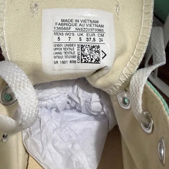 Mint Green Converse All Star Chuck Taylor Low Canvas Sneakers - Picture 8 of 8